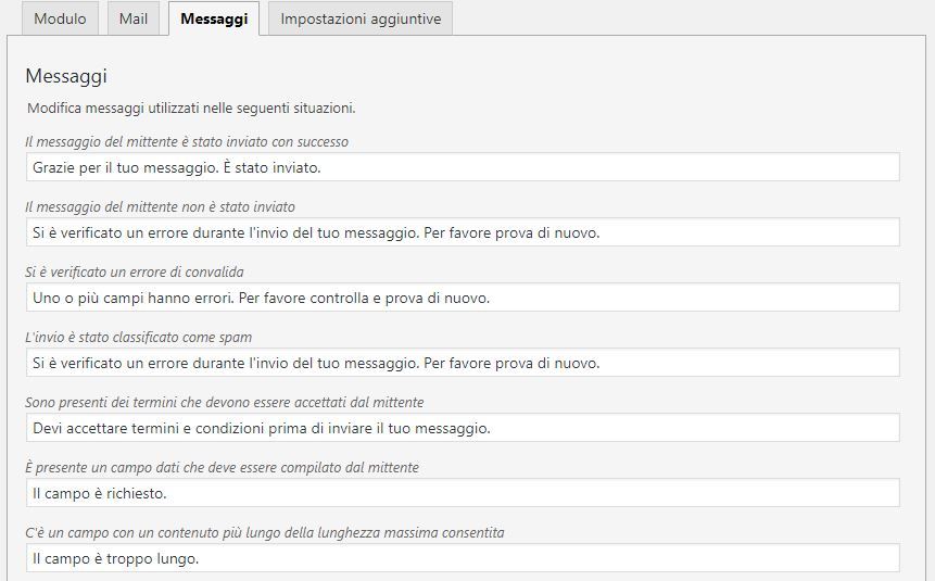 personalizza_messaggi