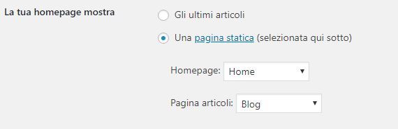 la tua home