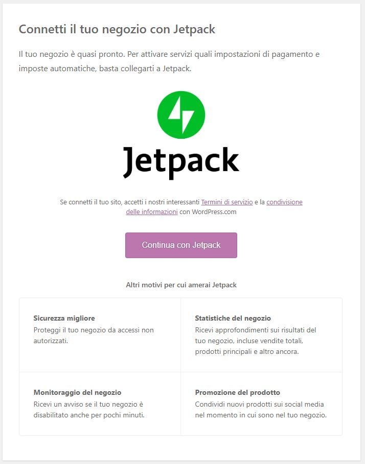 Configurazione Woocommerce - Passo 5