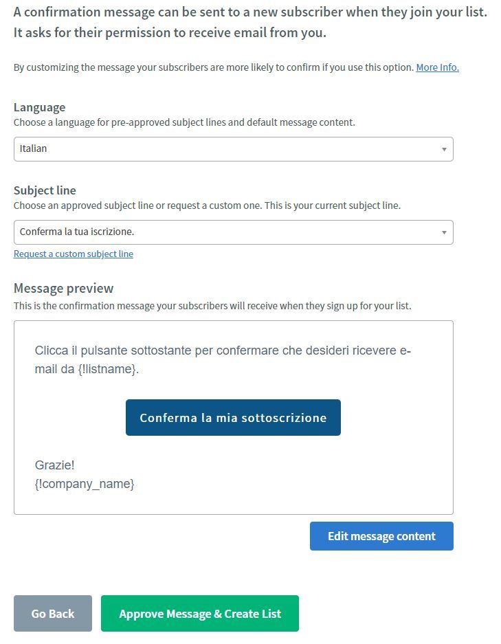 Aweber - new list integrare Aweber con WordPress