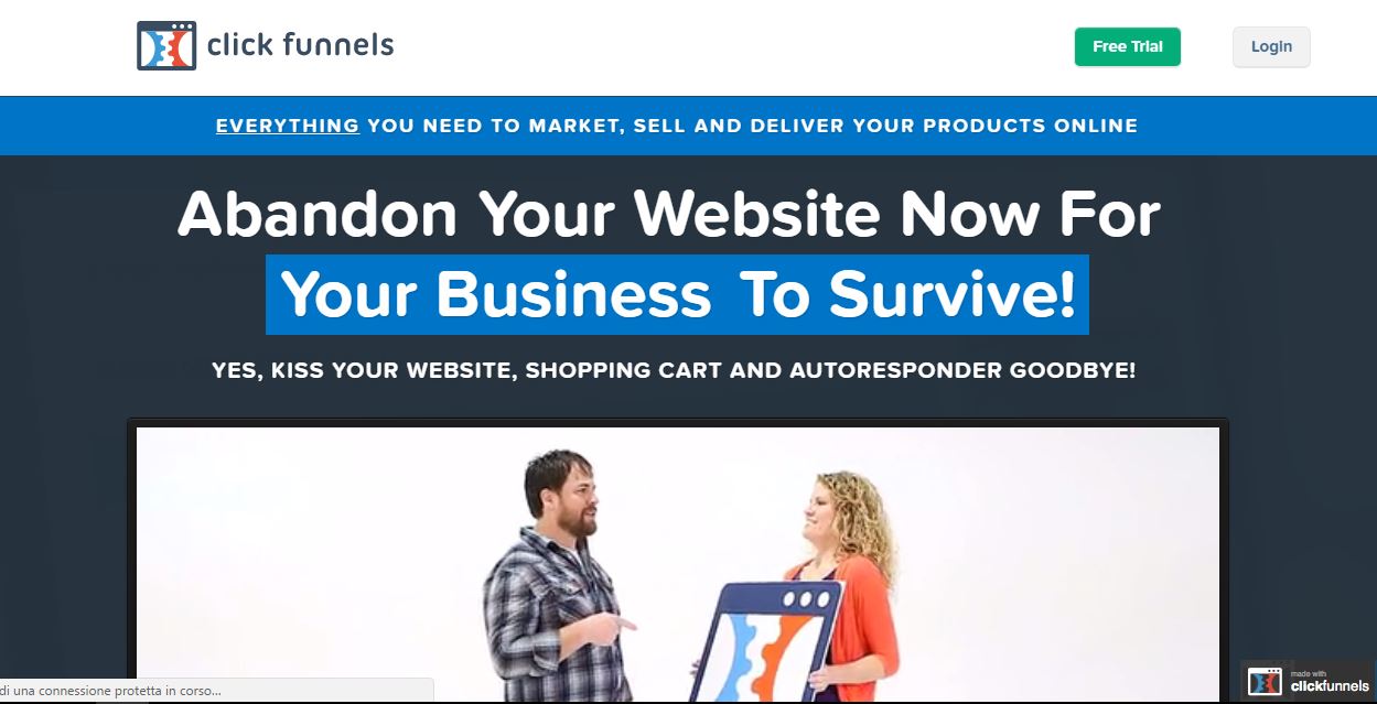 creare una Landing Page