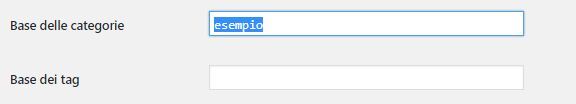 impostazioni aggiuntive