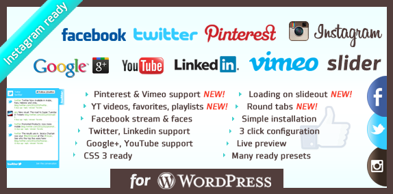 plugin social per WordPress