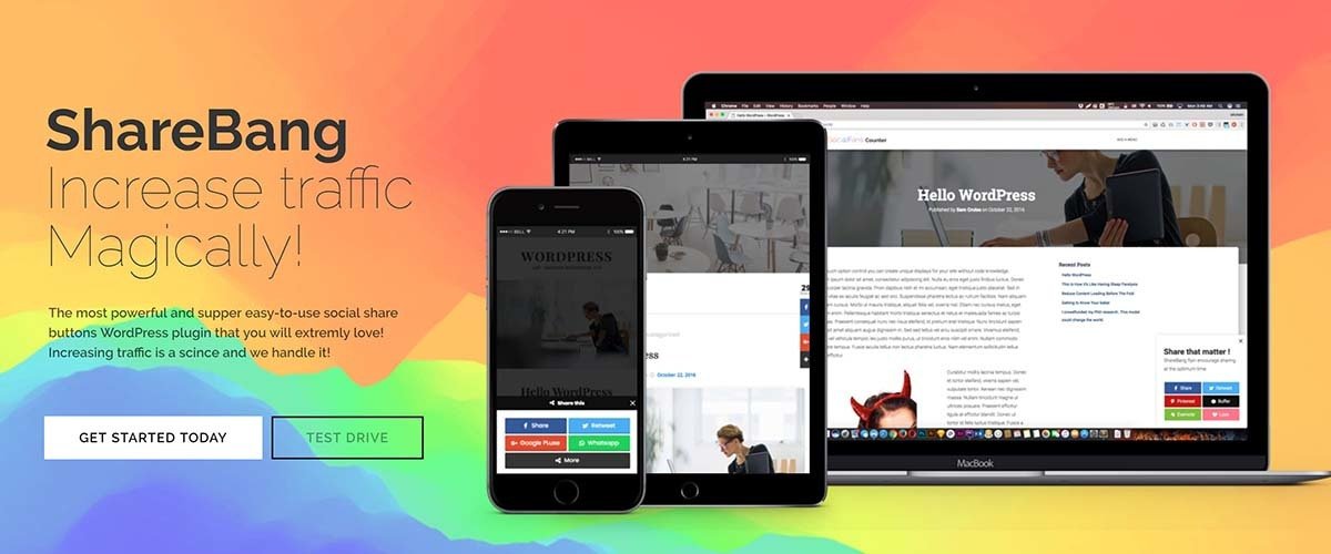 plugin social per WordPress