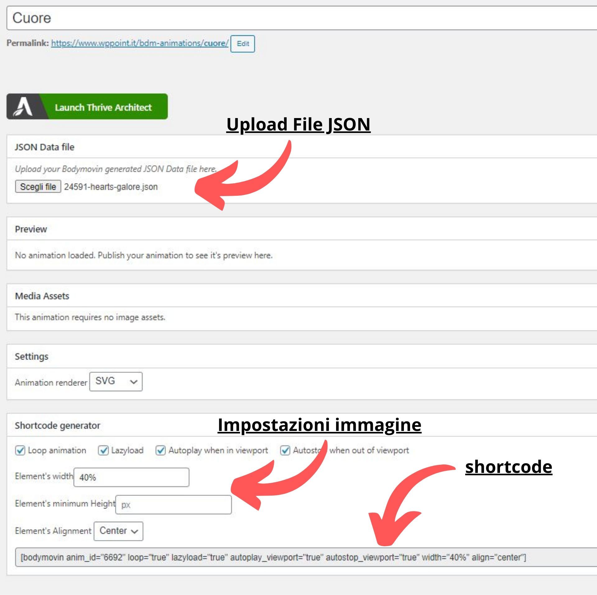 Upload File JSON ok