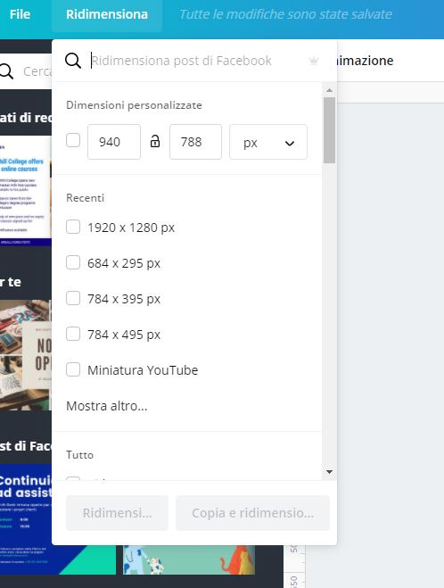 canva,grafiche personlizzate