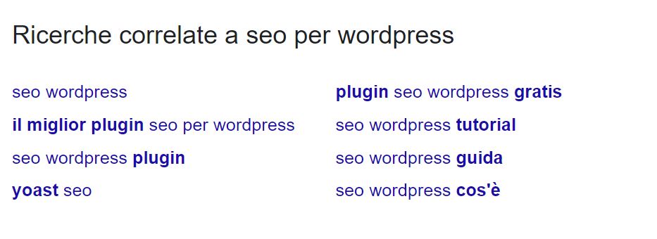 seo per wordpress