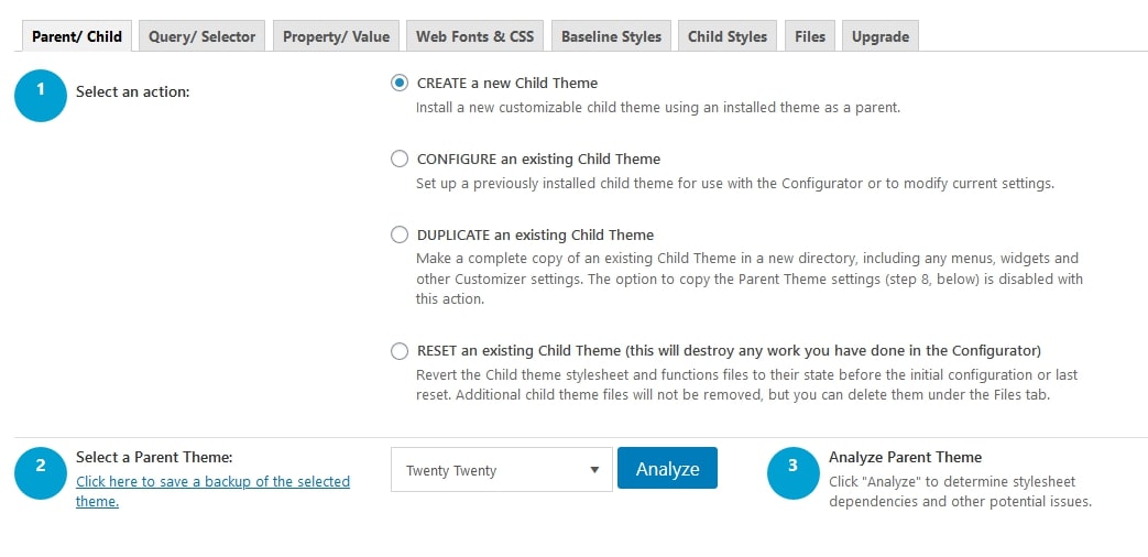 temi child wordpress,come creare un tema child,creare tema child wordpress