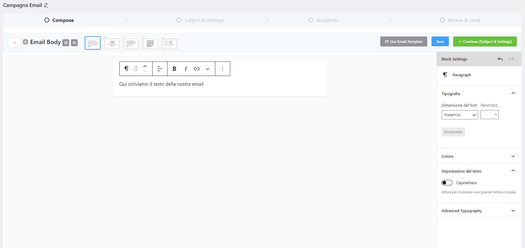 fluentCRM,mail marketing
